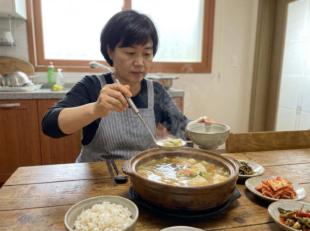 양파 껍질 채수로 만든 찌개. 기사 내용 토대로 AI툴 활용해 제작한 자료사진.
