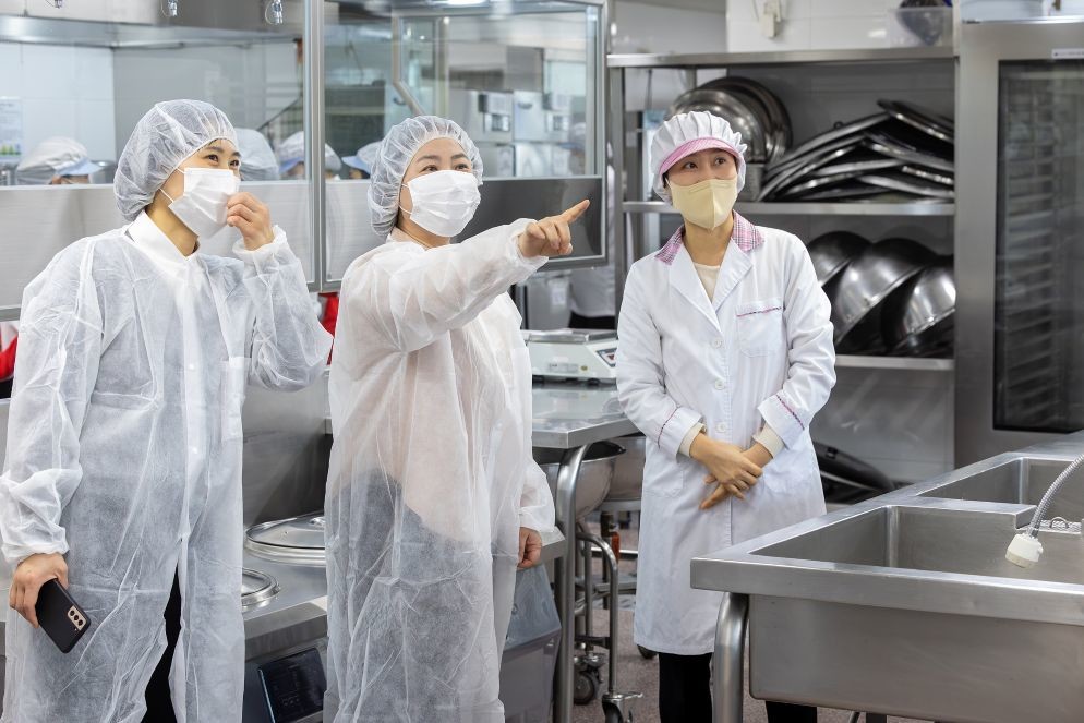 세종시교육청, 신학기 대비 학교급식 준비상황 점검 / 세종시교육청