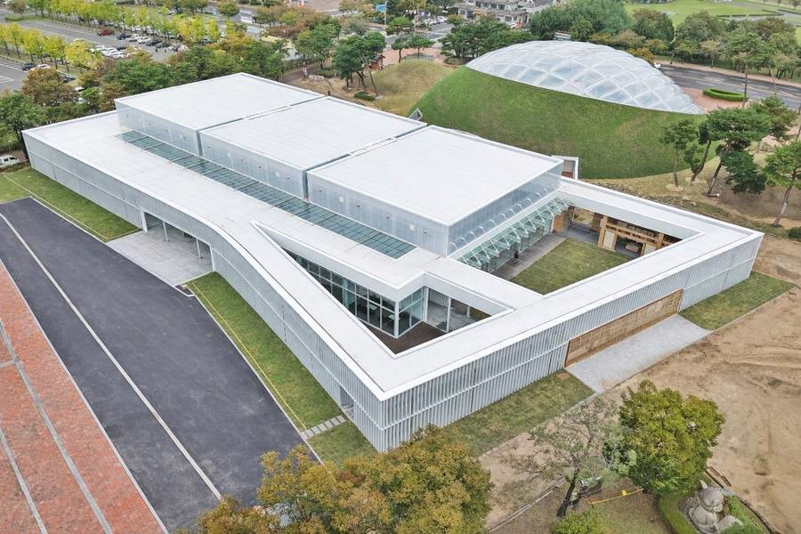 경주시 보문관광단지 엑스포공원 내 경제전시장을 리모델링해 조성 예정인 ‘APEC 정상회의장 기념관’ 전경/경주시