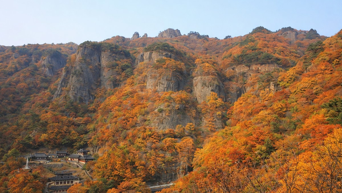 청량산. 기사 내용 토대로 AI툴 활용해 제작한 자료사진.