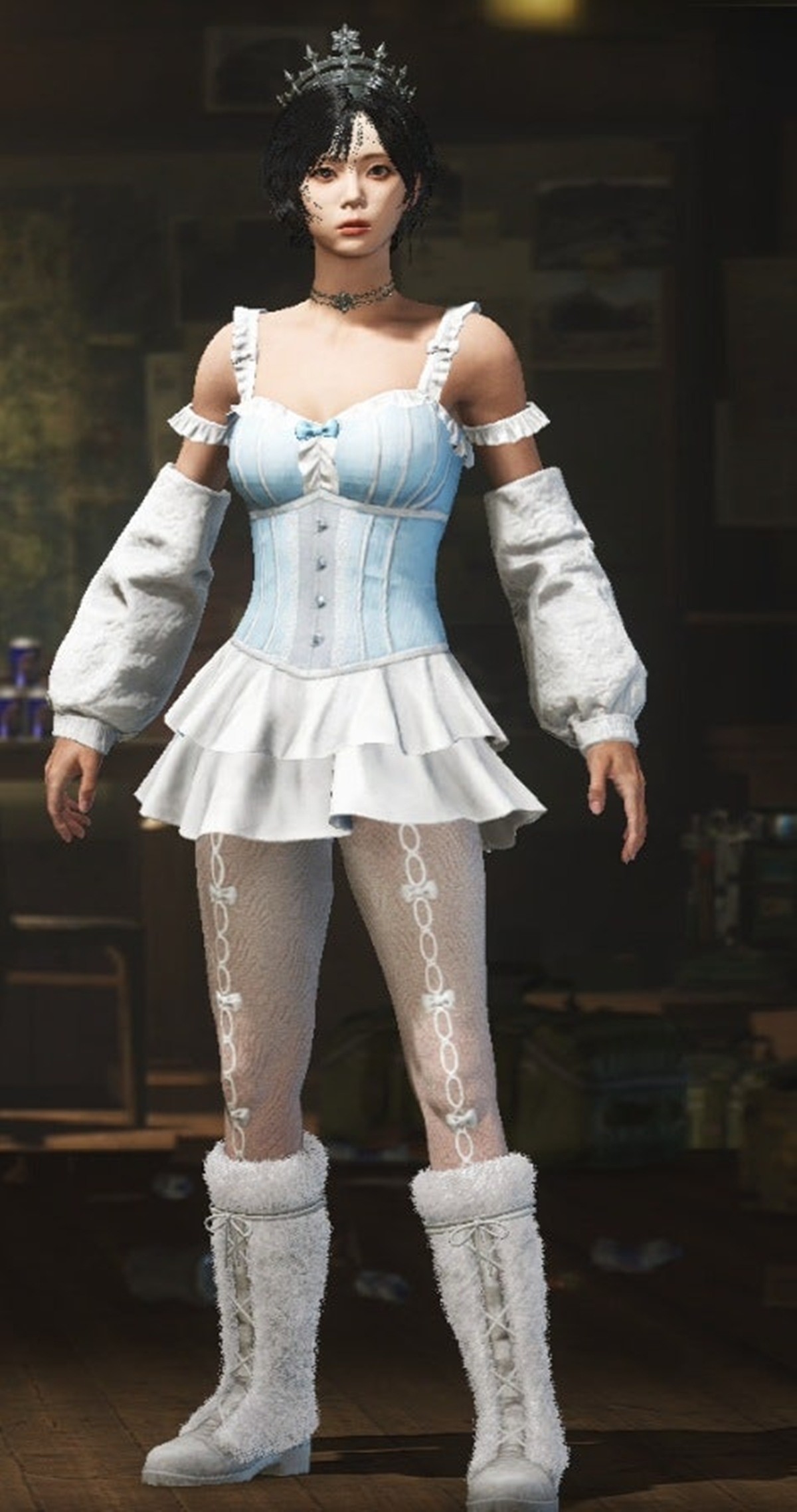 아내의 '배틀그라운드' 캐릭터. / 네이버카페 '배틀그라운드'