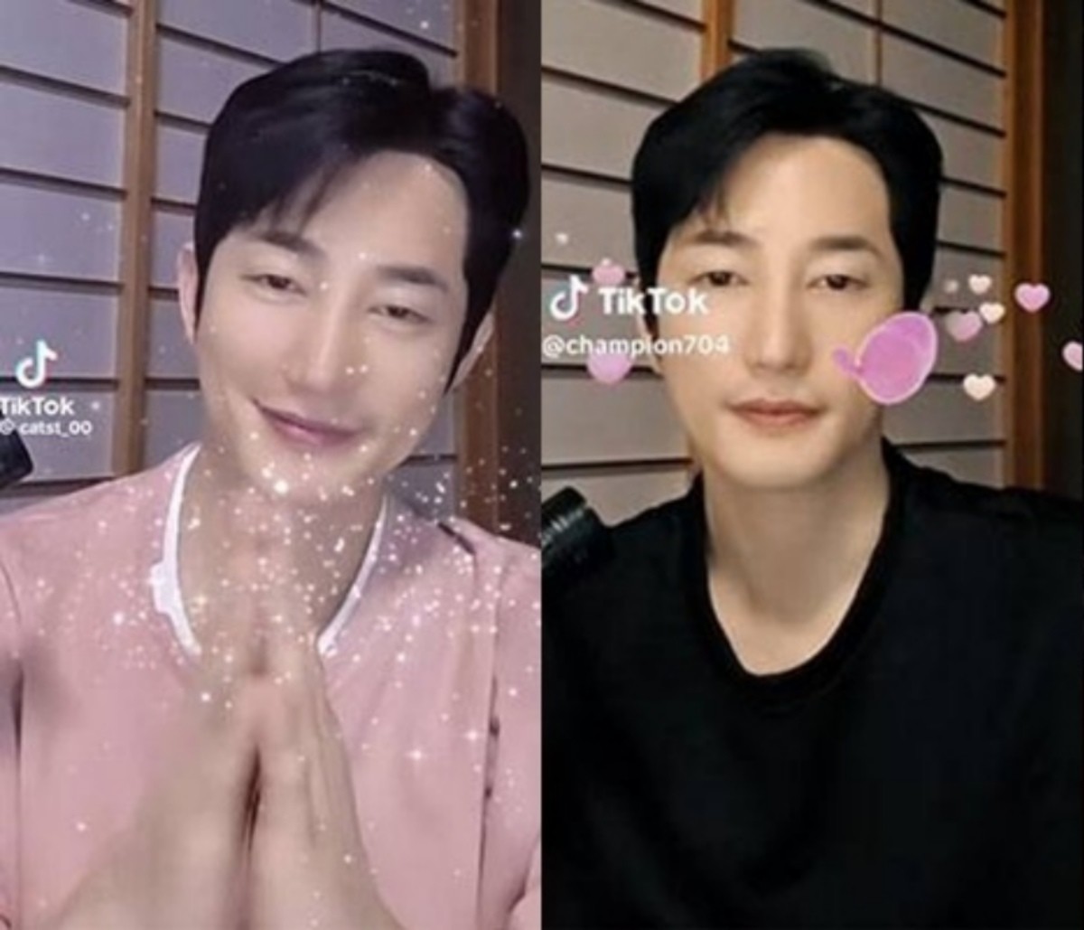 틱톡 라이브 속 박시후 / 박시후 틱톡