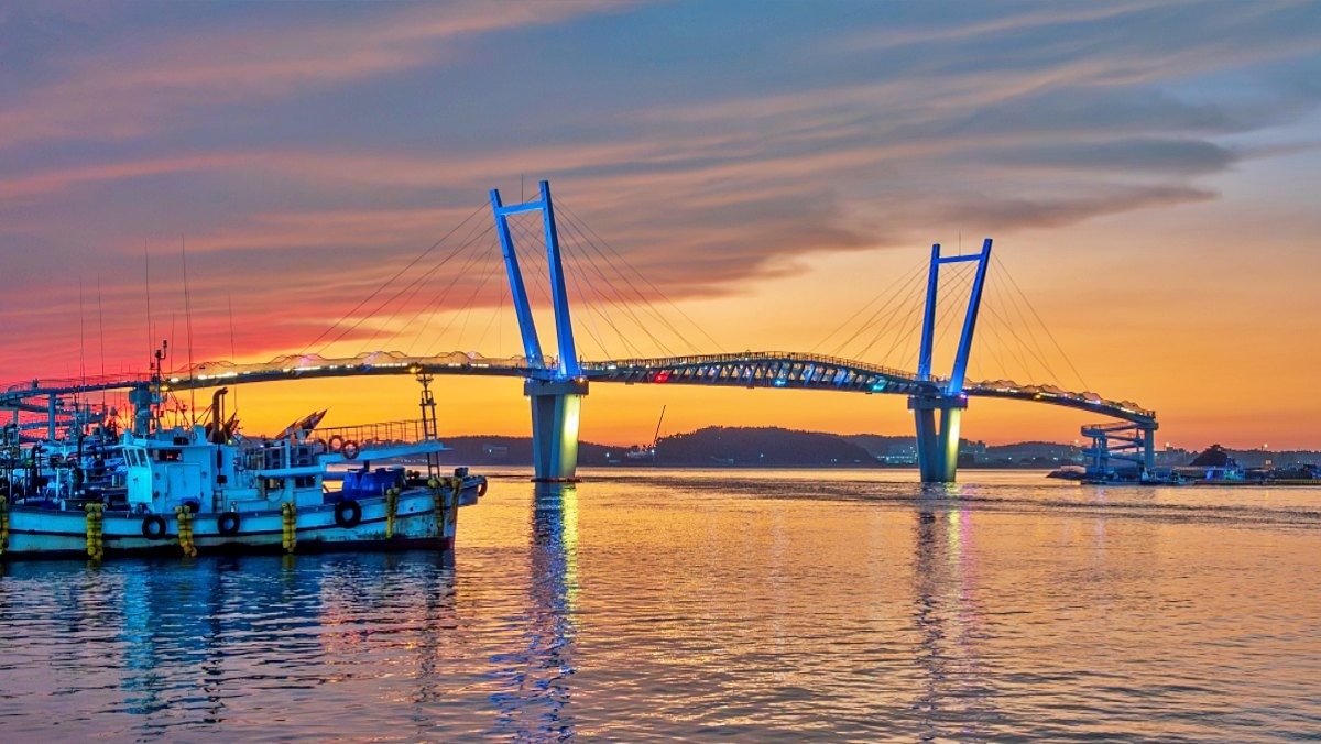 꽃게다리 낙조 / cstrike-Shutterstock.com