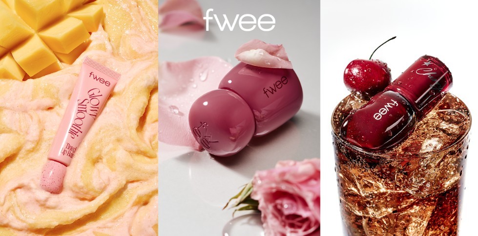 스무디 틴티드 립밤, 3D 볼류밍 글로스 콜라에디션, 로즈 옵세션 틴트 / 퓌 제공
