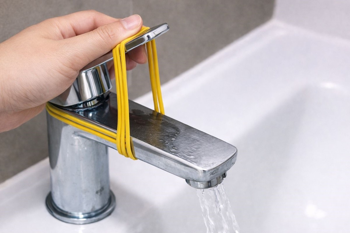 세면대 수도꼭지를 틀어 물이 나오는 모습. 기사 이해를 돕기 위해 AI를 활용해 제작한 자료 사진입니다. 실제 모습과 다소 차이가 있을 수 있습니다.