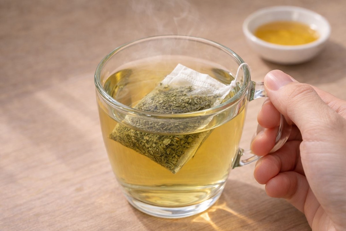 깻잎차 모습. 기사 이해를 돕기 위해 AI를 활용해 제작한 자료 사진입니다. 실제 모습과 다소 차이가 있을 수 있습니다.