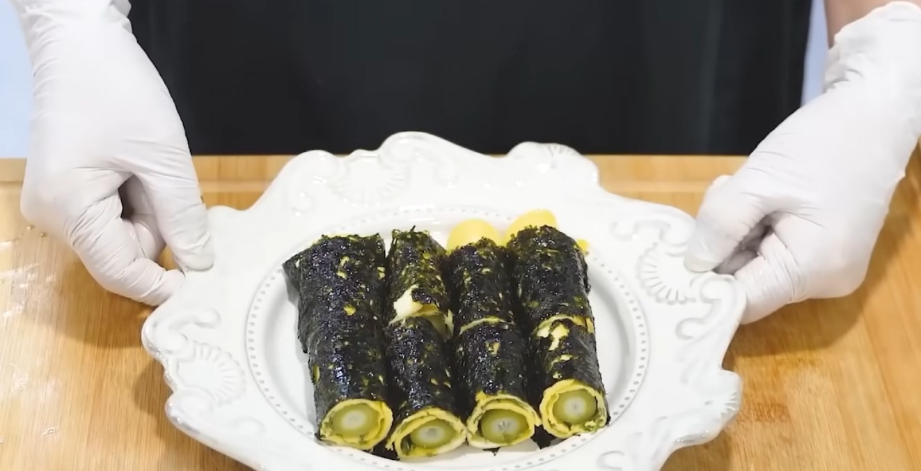 대파 활용한 계란 김밥 / 유튜브 '함께해요 맛나요리'