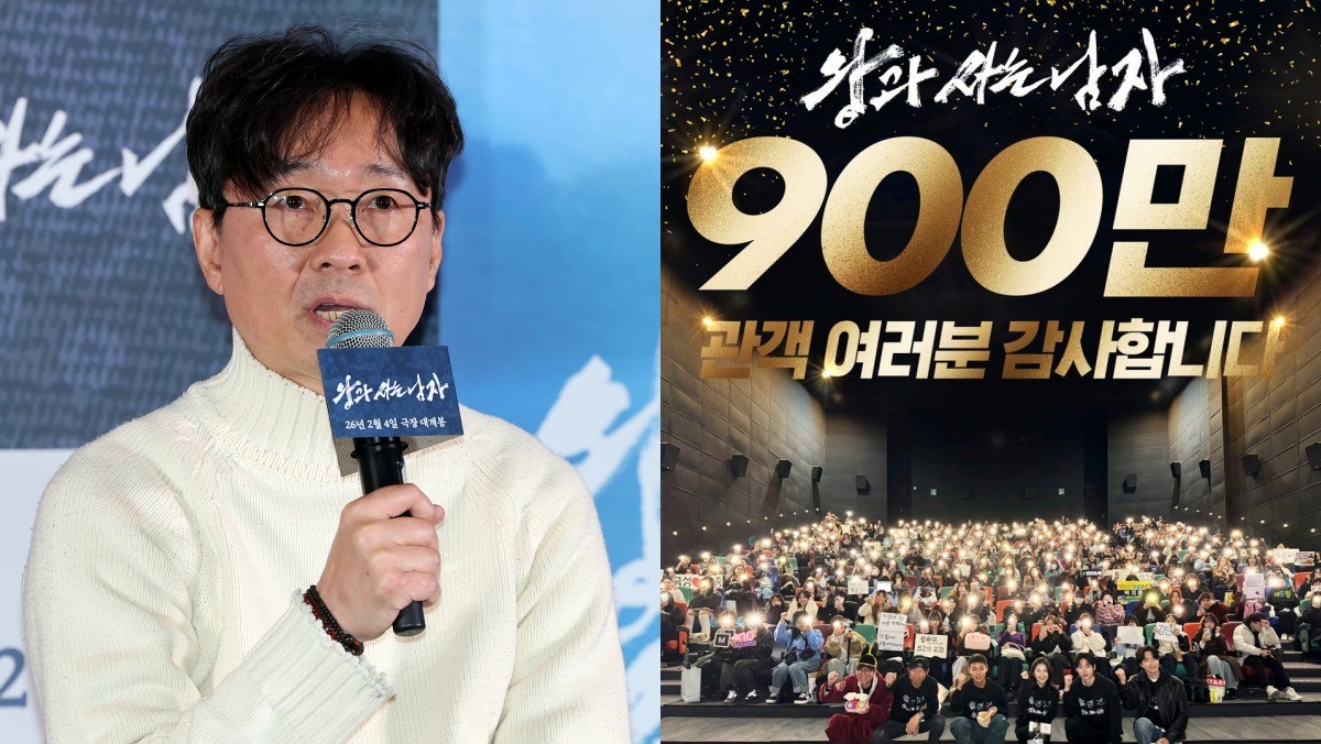 (왼)장항준 감독 자료사진 - (오)'왕과 사는 남자' 900만 돌파 자료사진. / 뉴스1, 쇼박스