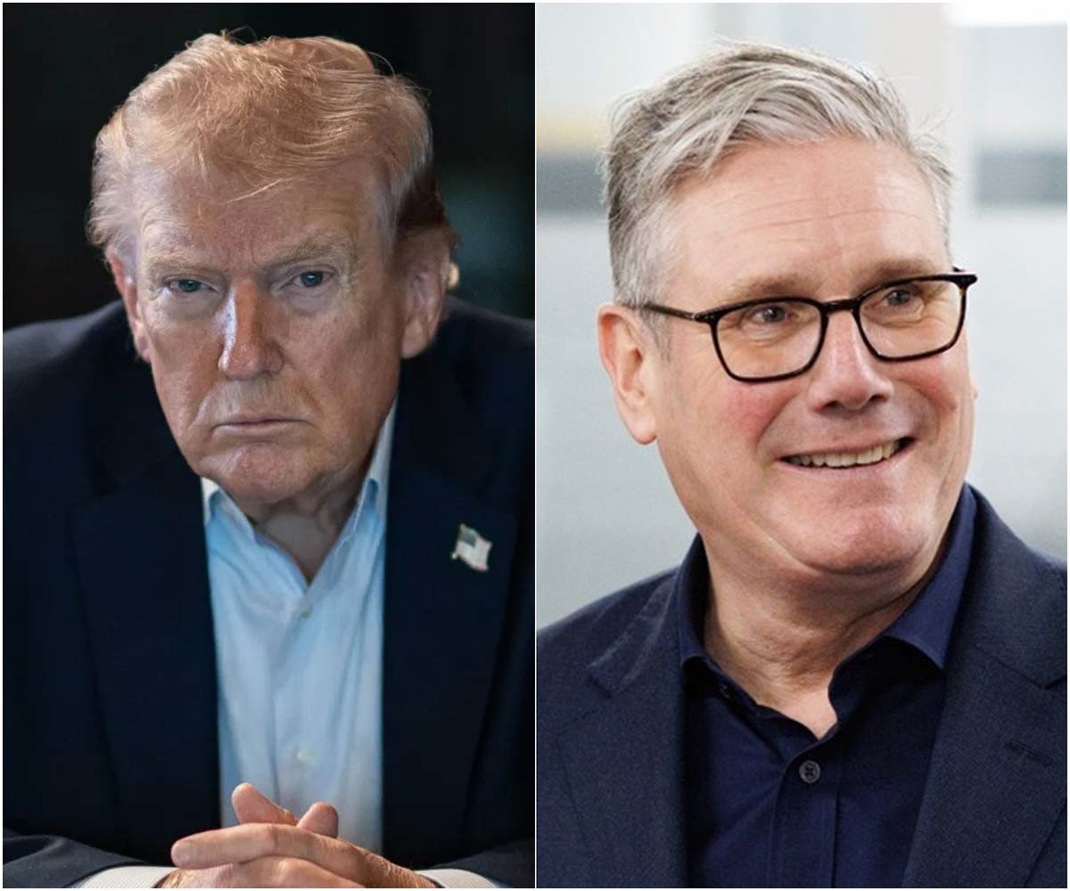 도널드 트럼프 미국 대통령(백악관) 키어 스타머 영국 총리(스타머 총리 페이스북).