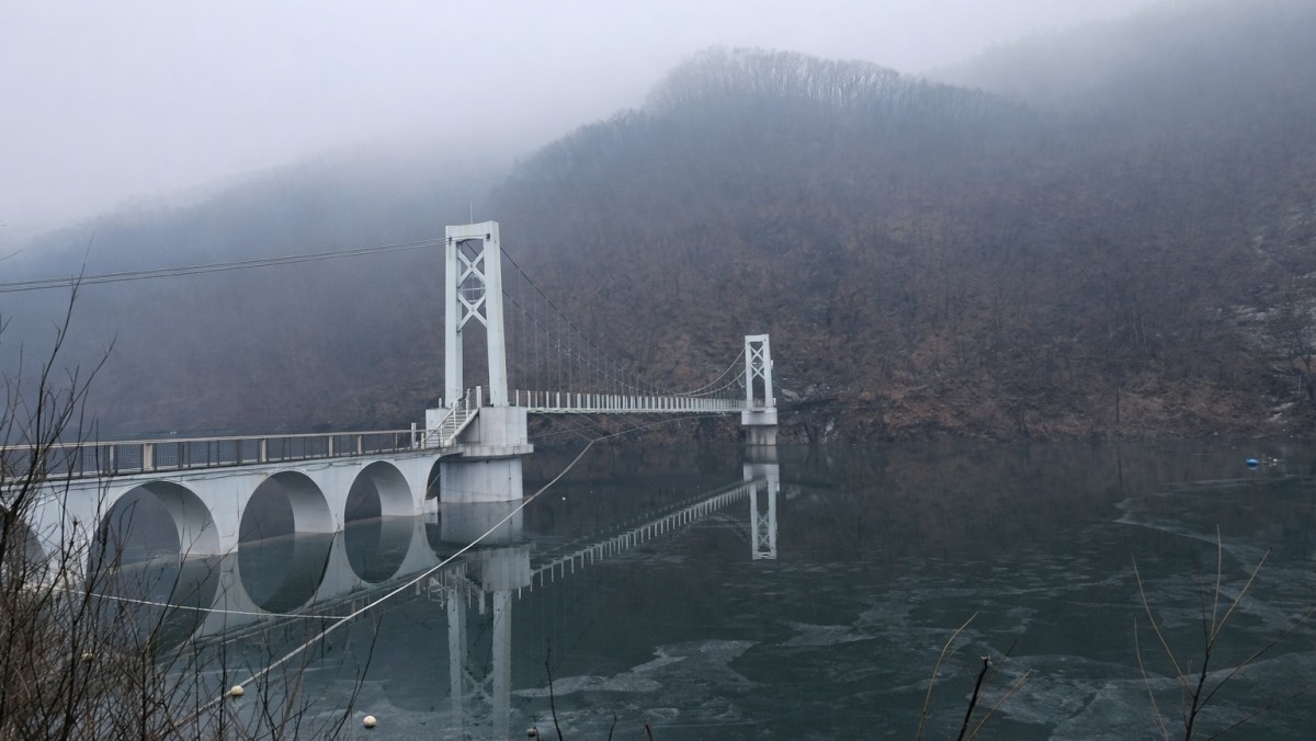 진천 초평호 하늘다리. / 진천군 공식 블로그