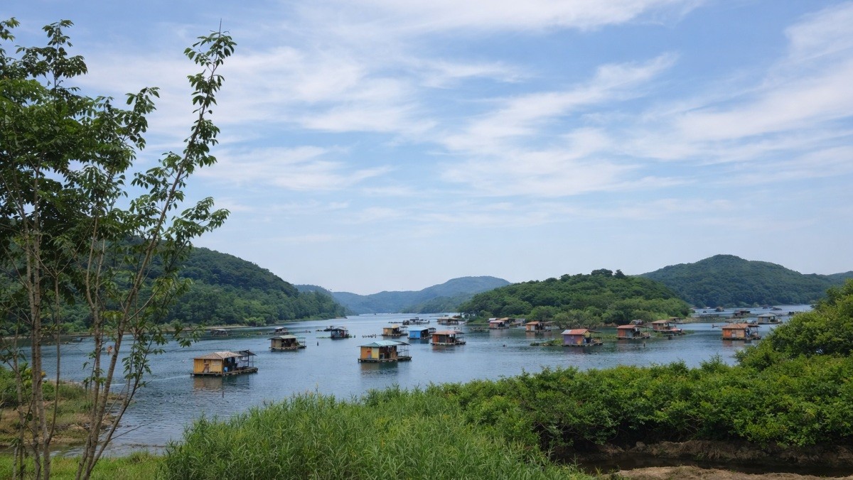 초평호. / 진천군 공식 블로그