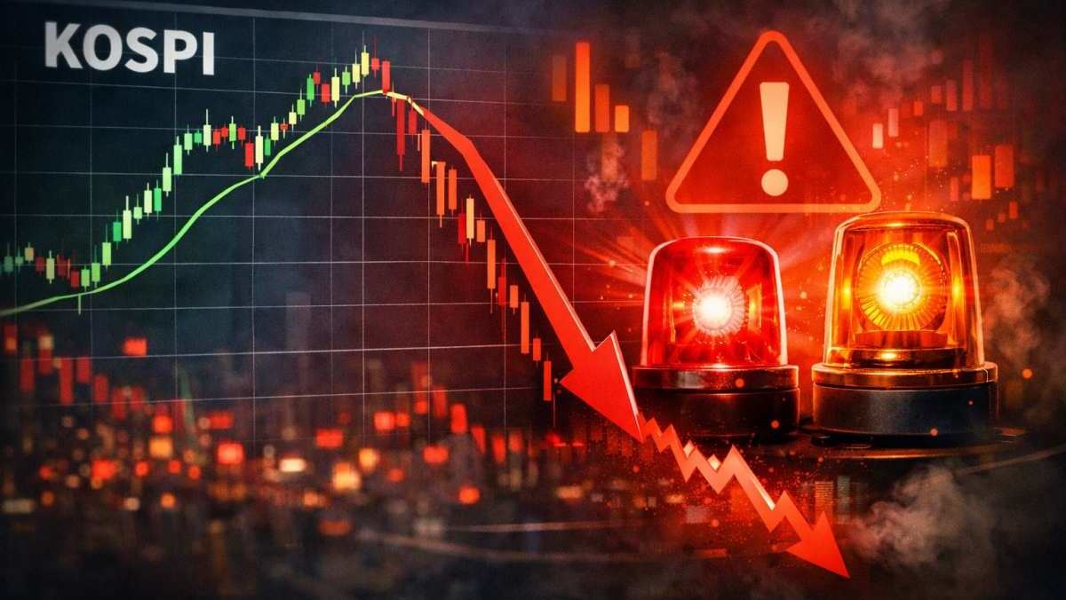 매도 사이드카 발동. 기사 내용 토대로 AI툴 활용해 제작한 자료사진.