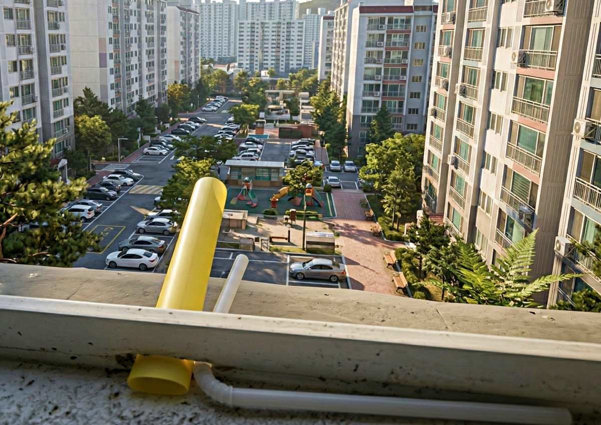 다양한 크기 빨대 이용해 임시 배수관 만들기. 기사 내용 토대로 AI툴 활용해 제작한 자료사진.