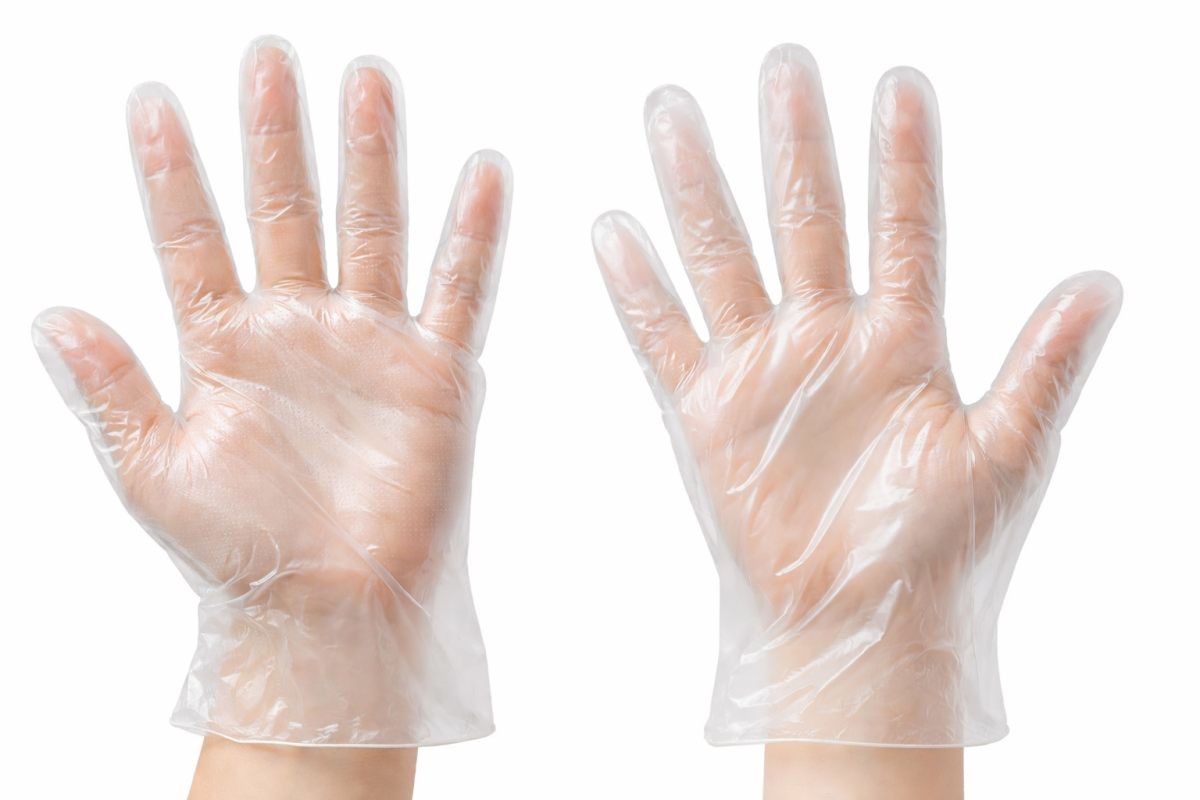위생용 비닐장갑. 기사 내용 토대로 AI툴 활용해 제작한 자료사진.