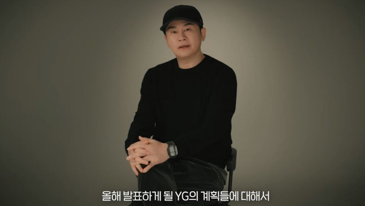 2026 YG엔터테인먼트 계획을 이야기하는 양현석 총괄 프로듀서. / 유튜브 'YG ENTERTAINMENT'