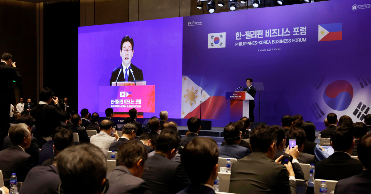 한-필 비지니스 포럼에서 발언하는 이재명 대통령 / 뉴스1