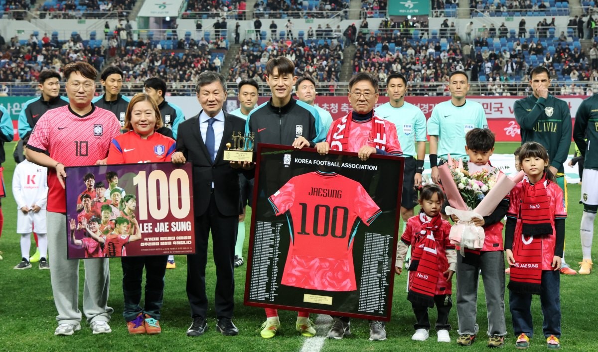 센추리 클럽에 가입한 이재성 / 뉴스1