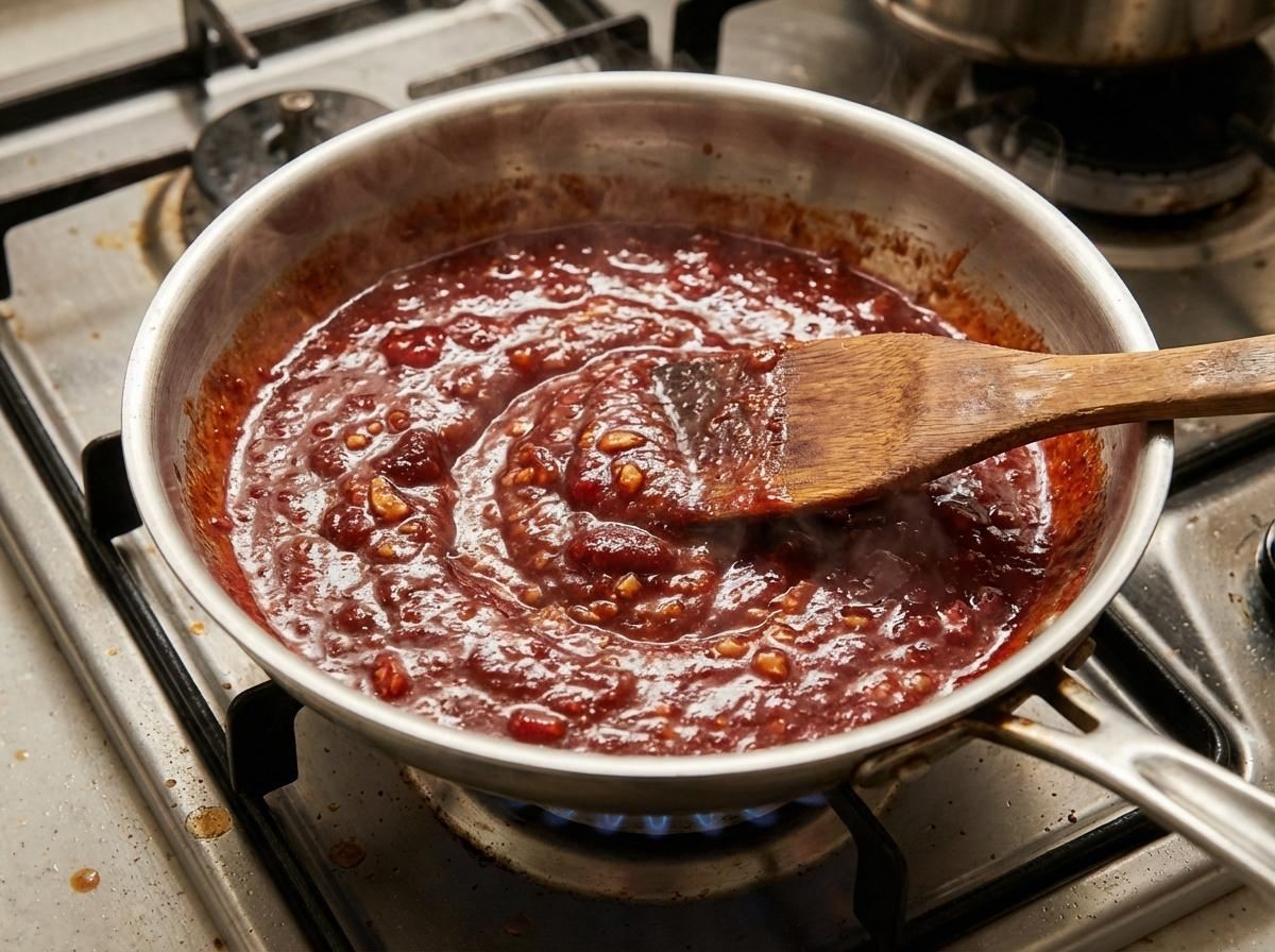 진미채볶음 특별 양념 만들기. 기사 내용 토대로 AI툴 활용해 제작한 자료사진.