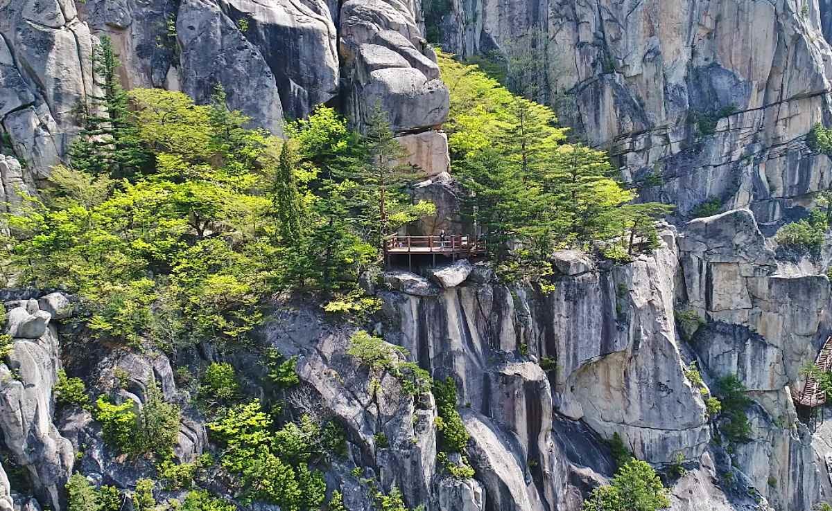 두타산 협곡 마천루 / 동해시 공식 유튜브 캡쳐