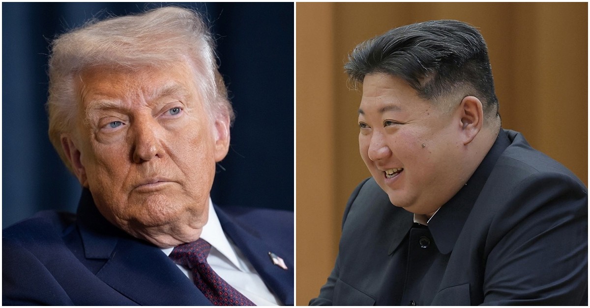 도널드 트럼프 미국 대통령(왼쪽)과 김정은 북한 국무위원장. / shutterstock.com-UkrPictures, 평양 노동신문=뉴스1