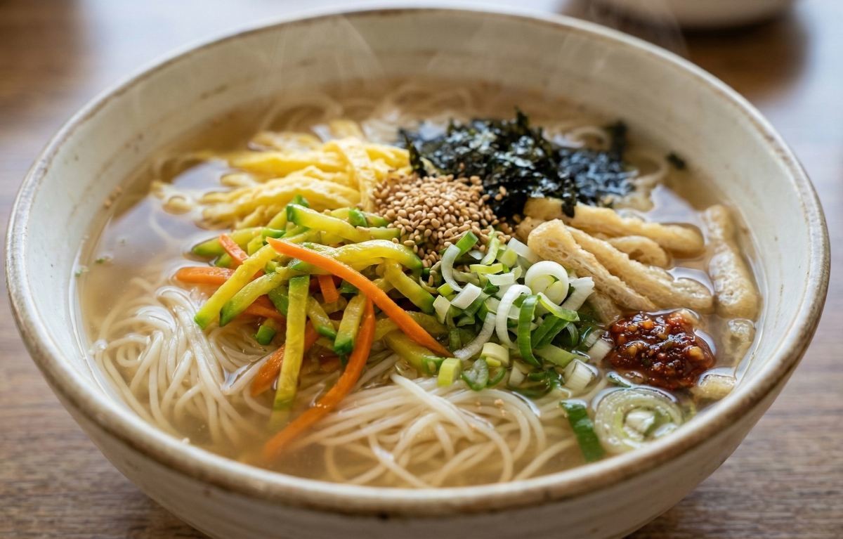 국수 한 그릇. 기사 내용 토대로 AI툴 활용해 제작한 자료사진.