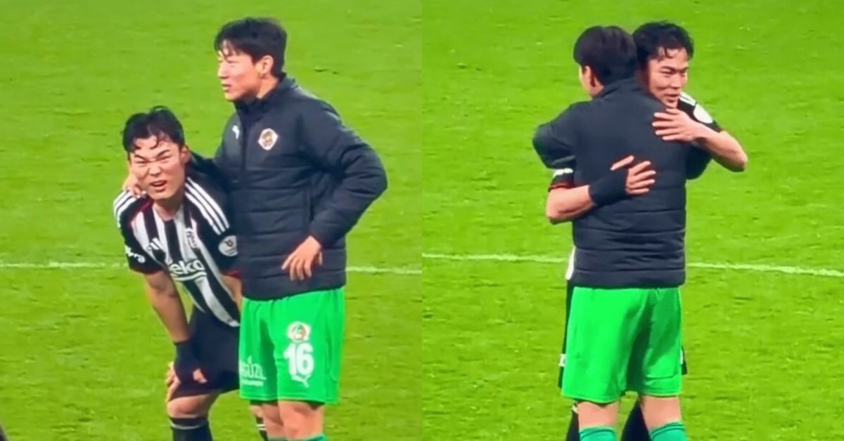 튀르키예 알란야스포르의 황의조가 베식타시에서 뛰는 후배 오현규를 응원했다.  / 온라인 커뮤니티