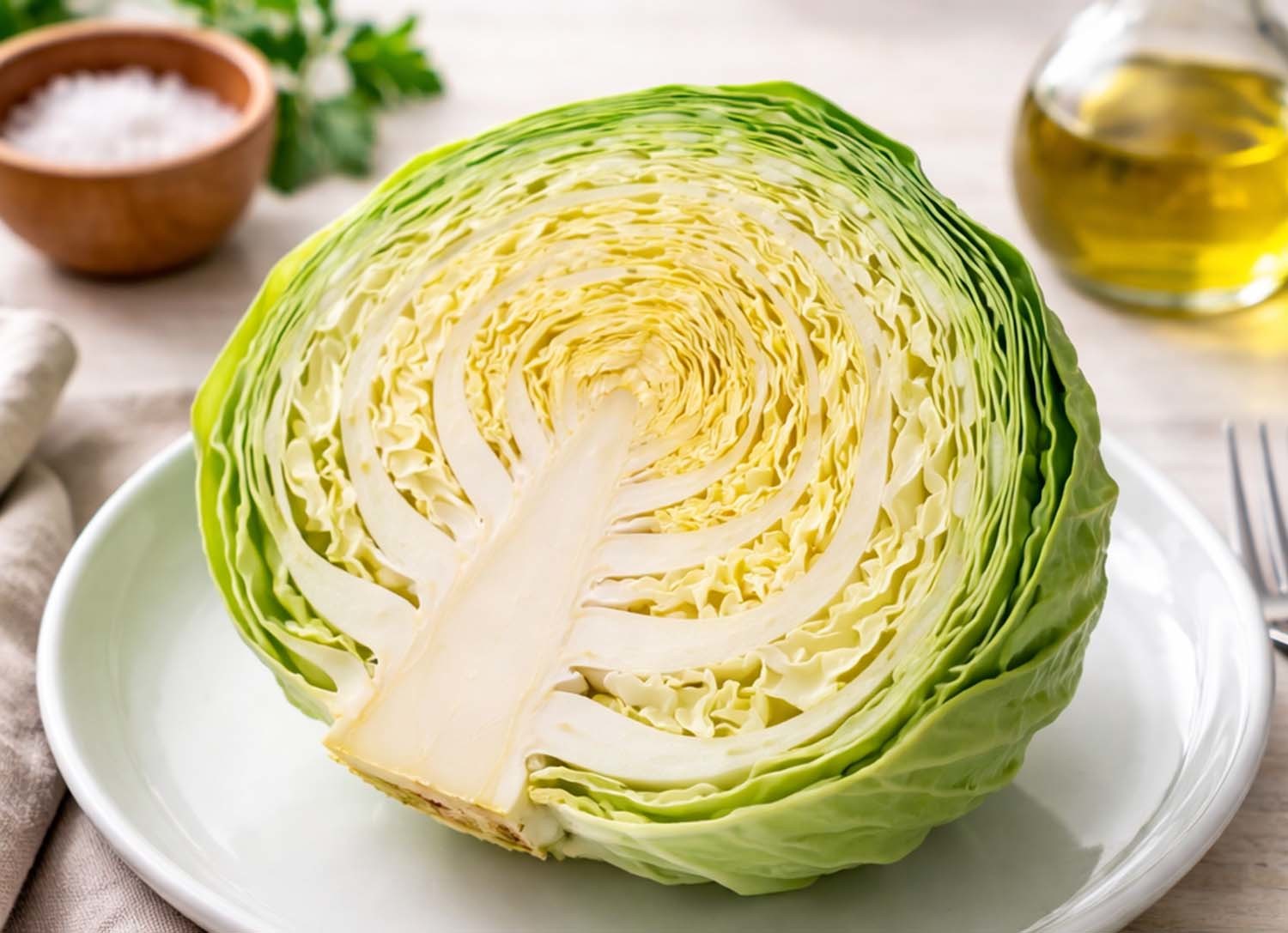 양배추. AI 툴로 만든 사진.