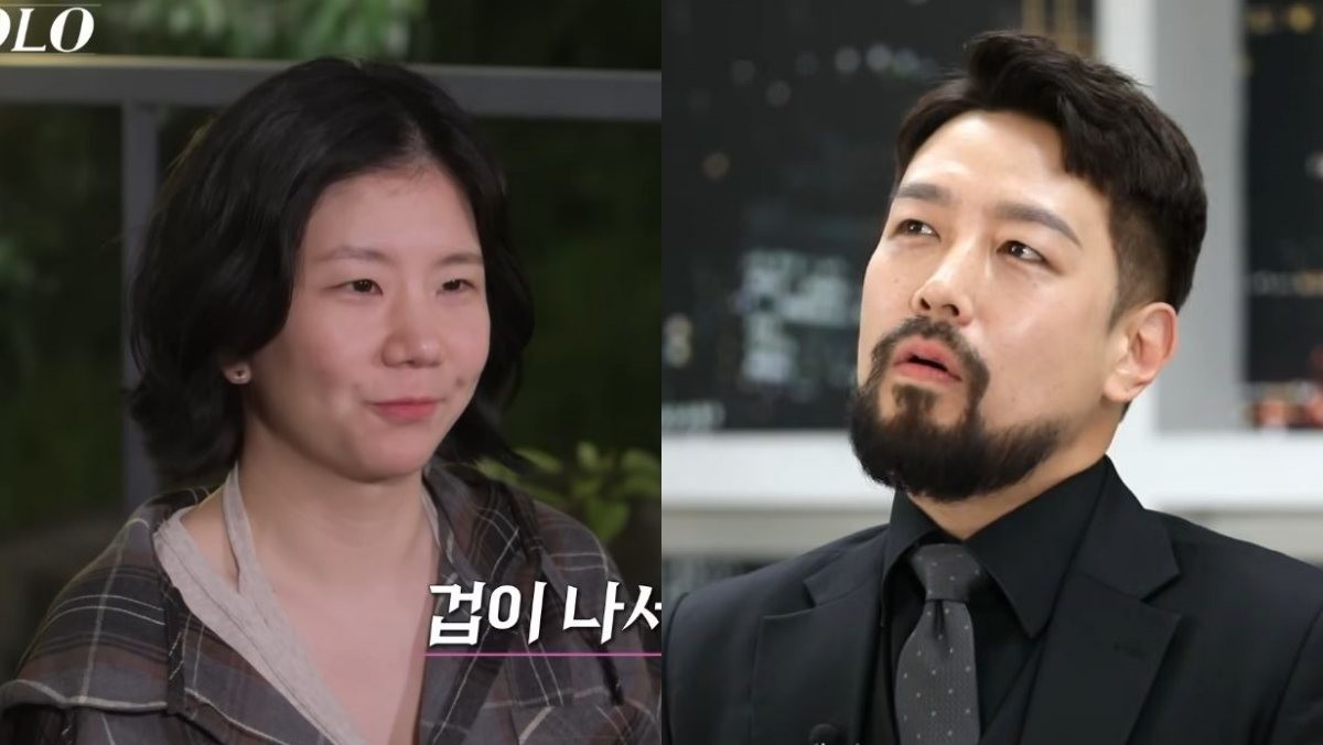 나는솔로 28기 순자(왼)과 미스터 킴(오). / 유튜브 'ENA 이엔에이', '촌장엔터테인먼트TV'