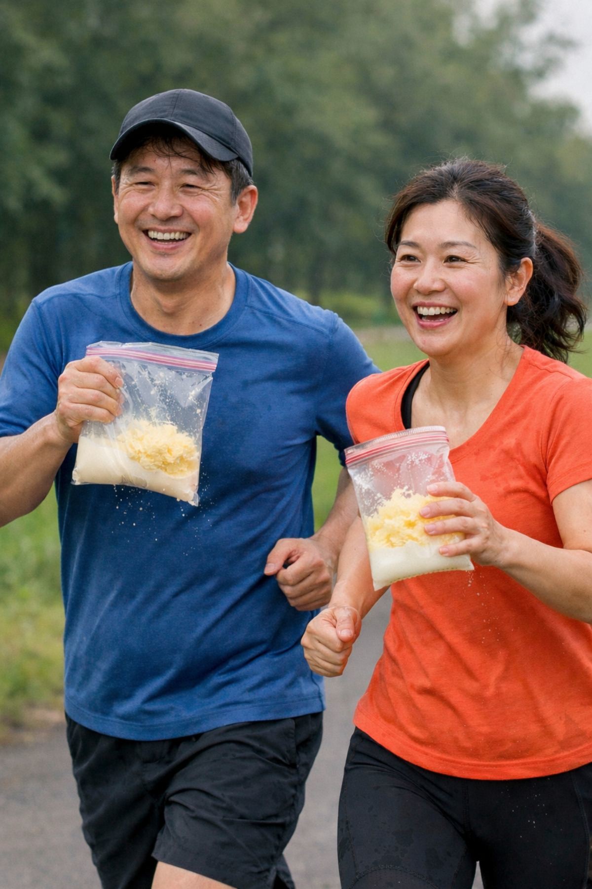 '중년들도 즐기는 버터런?!' 기사 내용 토대로 AI툴 활용해 제작한 자료사진.