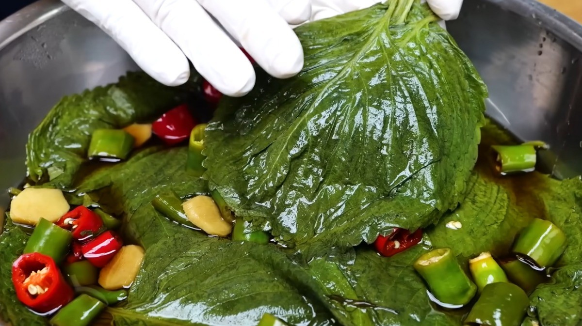 완성된 깻잎장아찌 / 유튜브 '김대석 셰프TV'