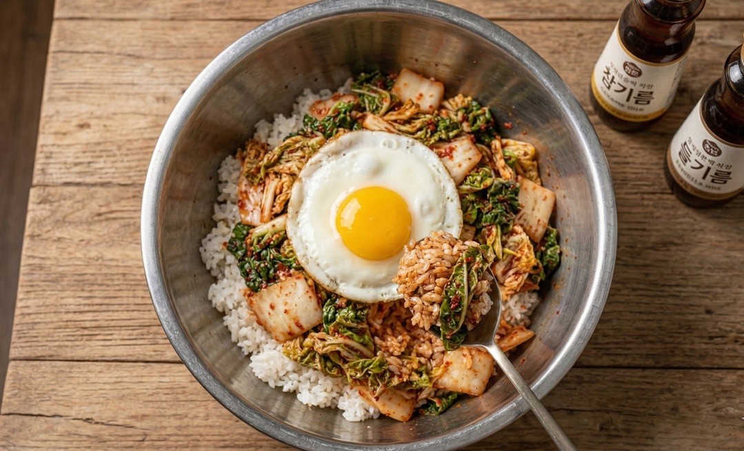 SNS에서 열풍 일으킨 봄동 비빔밥 / AI 생성 이미지