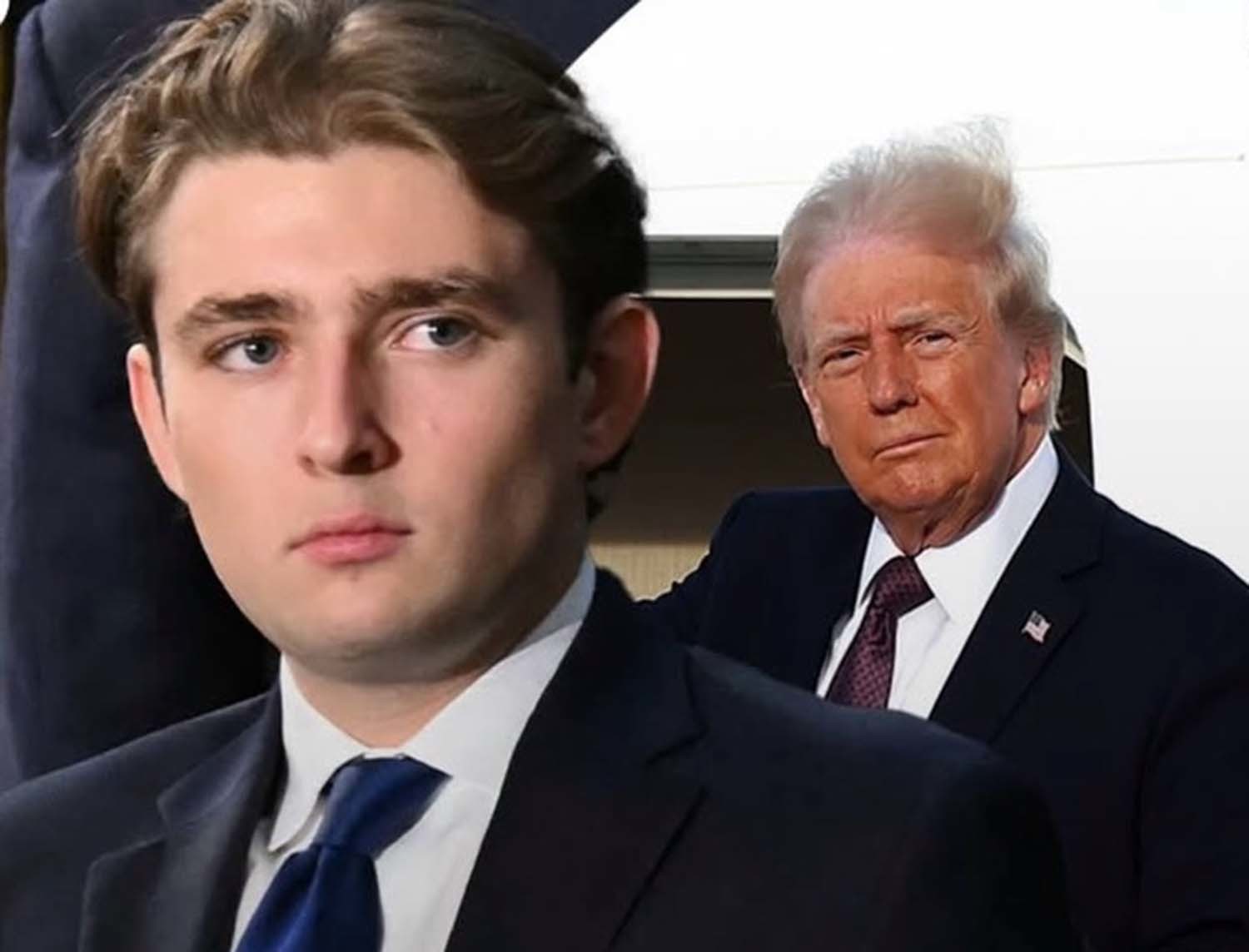 배런 트럼프와 그의 아버지 도널드 트럼프 미국 대통령 / 배런 트럼프 인스타그램