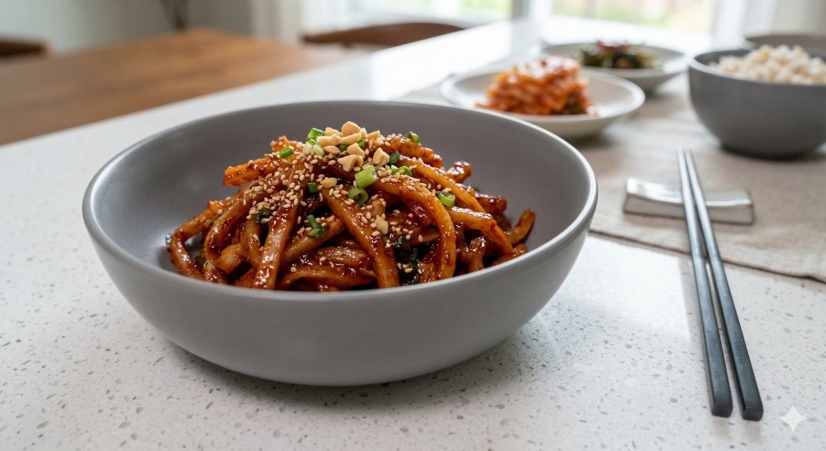 진미채 볶음 (AI로 제작)