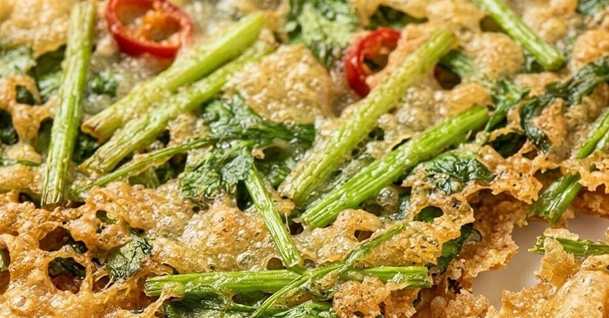 바삭한 미나리전. 기사에 대한 이해를 돕기 위해 AI 툴로 제작한 자료 사진