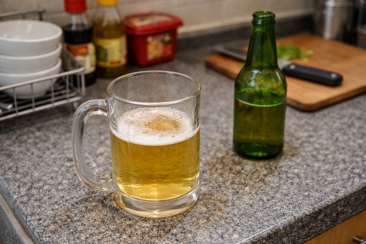 김빠진 맥주 (AI 사진)