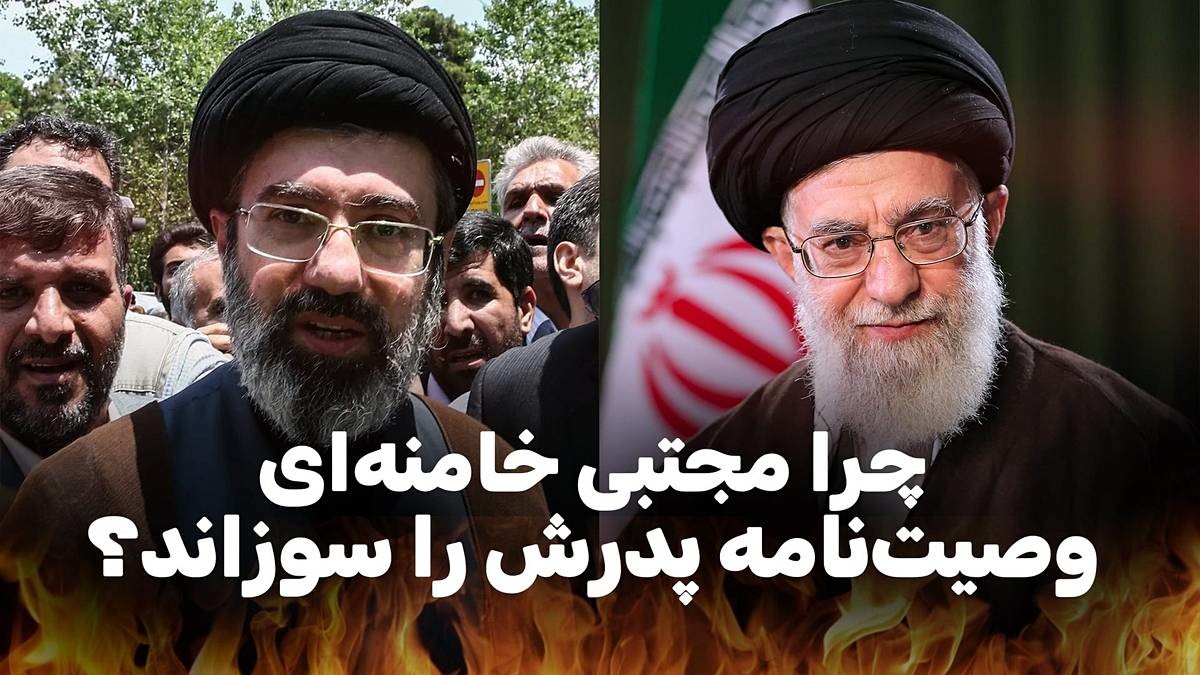 폭사한 이란 최고지도자 하메네이(오른쪽)와 그의 차남 모즈타바 하메네이 / 엑스 @MossadSpokesman 캡처, 연합뉴스