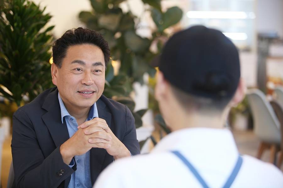 조주홍 영덕군수 출마 예정자 청년창업자 면담/조주홍 제공