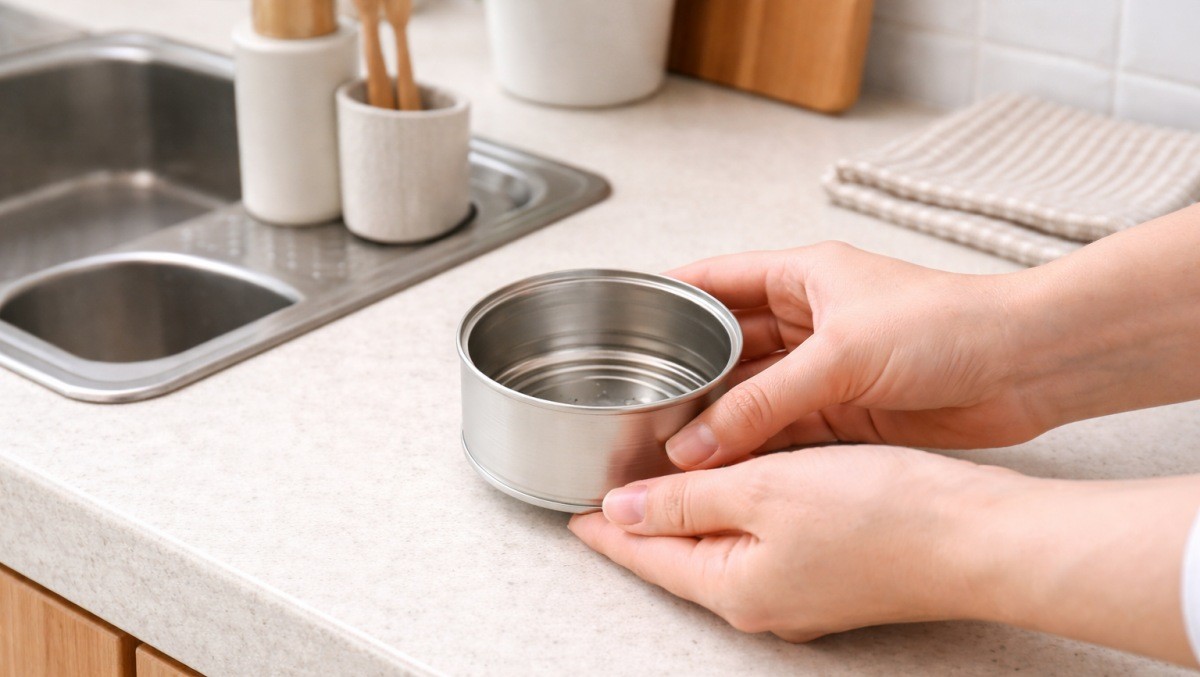 참치캔을 주방에 둔 모습 / 기사 내용을 바탕으로 제작한 AI 이미지