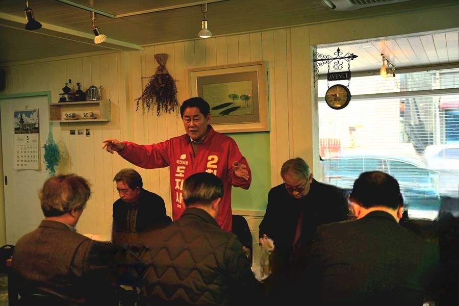 최경환 경북도지사 예비후보 청도군 기자간담회/최경환 제공