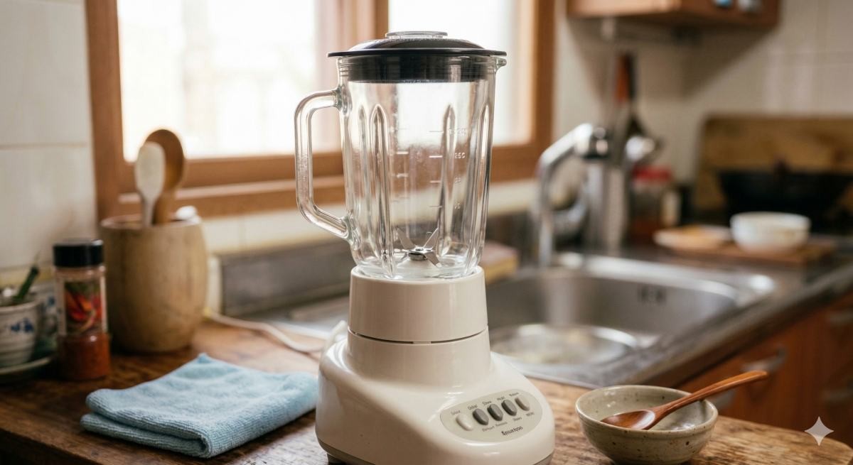 깨끗해진 믹서기 (AI 사진)