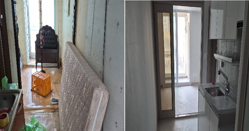 (왼쪽부터 )리모델링 전과 후