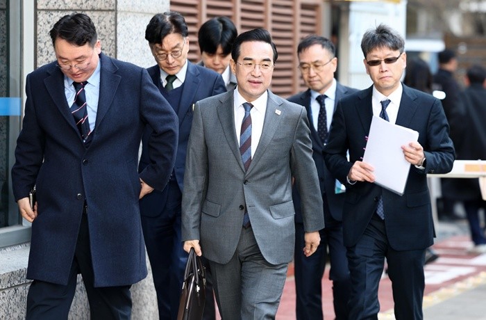 인사청문회 사무실로 출근하는 박홍근 기획예산처 장관 후보자 / 뉴스1