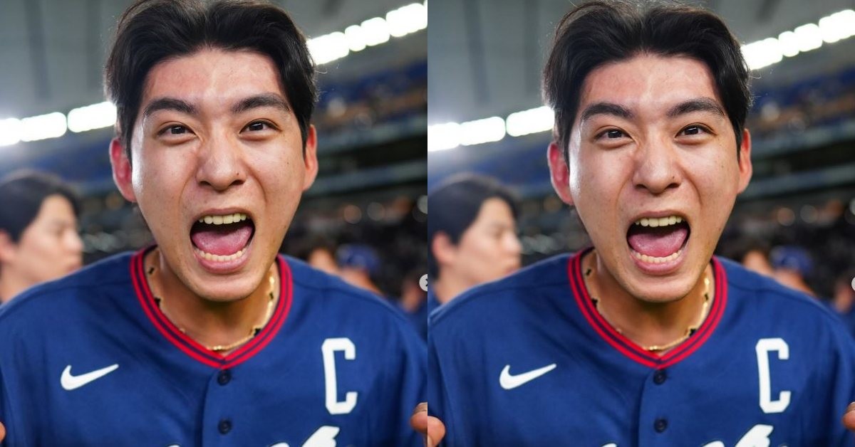 지난 9일 2026 월드베이스볼클래식(WBC) C조 조별리그 최종전에서 호주를 7-2로 꺾고 환호하는 이정후 / KBO 인스타그램