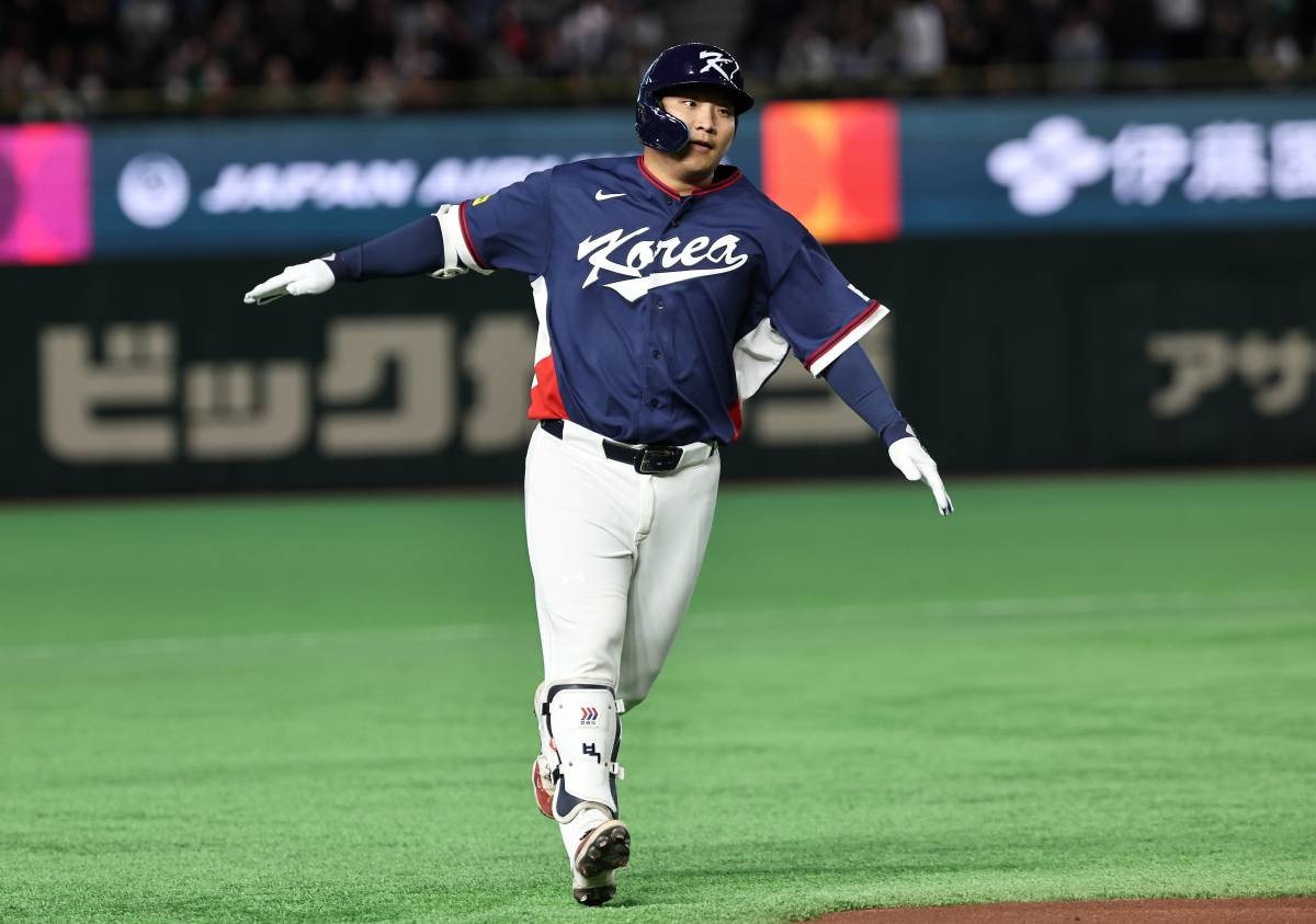 마이애미행 날개 펼치는 문보경. / 뉴스1