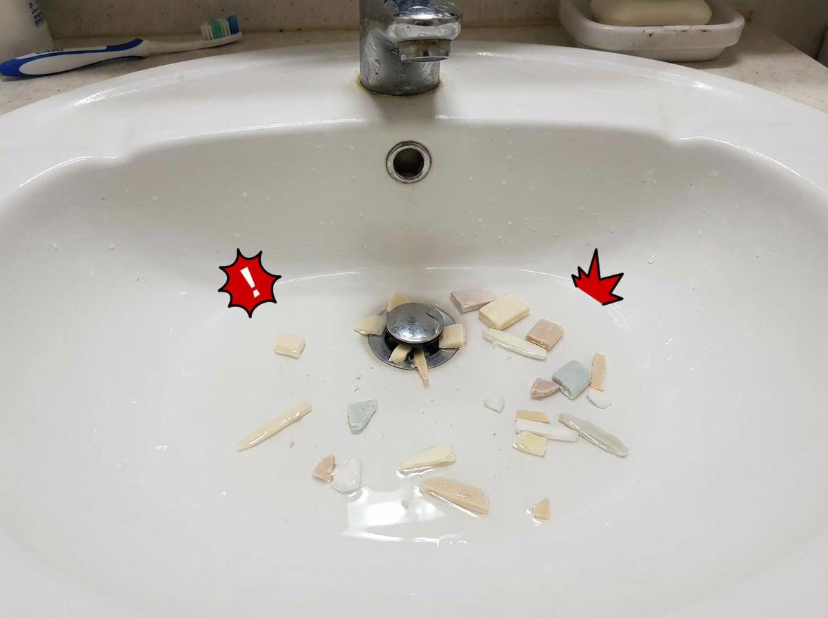 은근히 신경 쓰이는 자투리 비누들. 기사 내용 토대로 AI툴 활용해 제작한 자료사진.