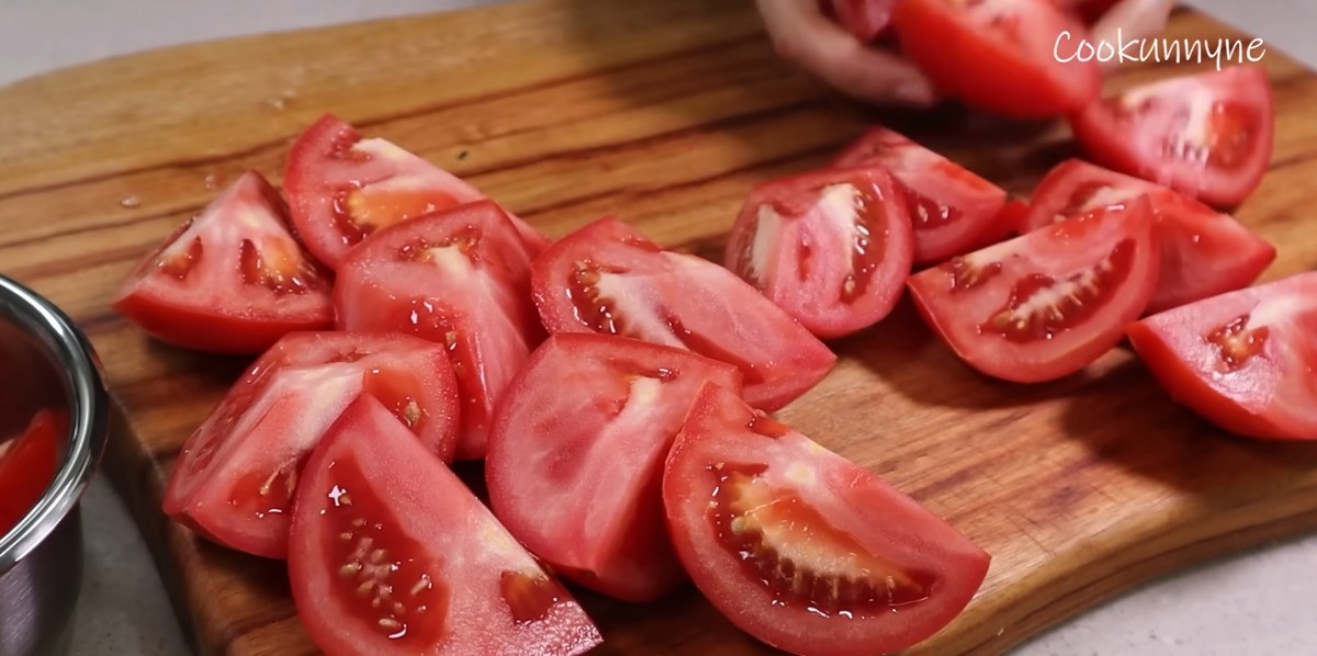 토마토를 준비하는 과정 / 유튜브 '쿡언니네'