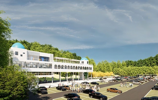 완도군 힐링해 프로젝트 사업 중 하나인 힐링 풀하우스 조감도