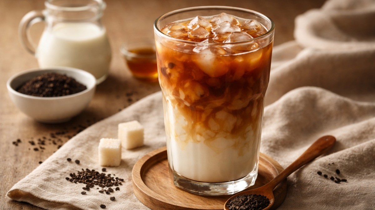 맛있는 밀크티 / 기사 내용을 바탕으로 제작한 AI 이미지