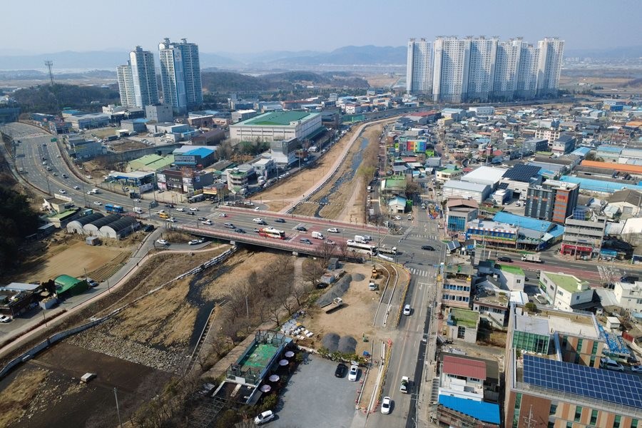 사업 후 대구 달성군 옥포읍 간경교 일원.   / 이하 같음