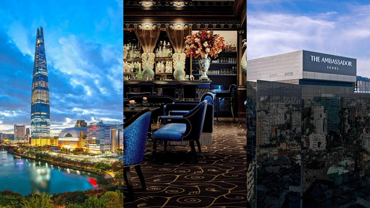 (왼쪽부터) 시그니엘 서울, 레스케이프 서울 명동,  앰배서더 서울풀만호텔. / 호텔스닷컴 제공